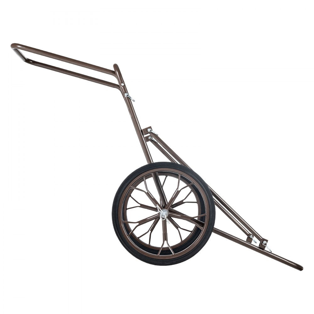 YL1701 - Heavy-Duty 500LB Folding Deer Cart with 17" Rubber Tires