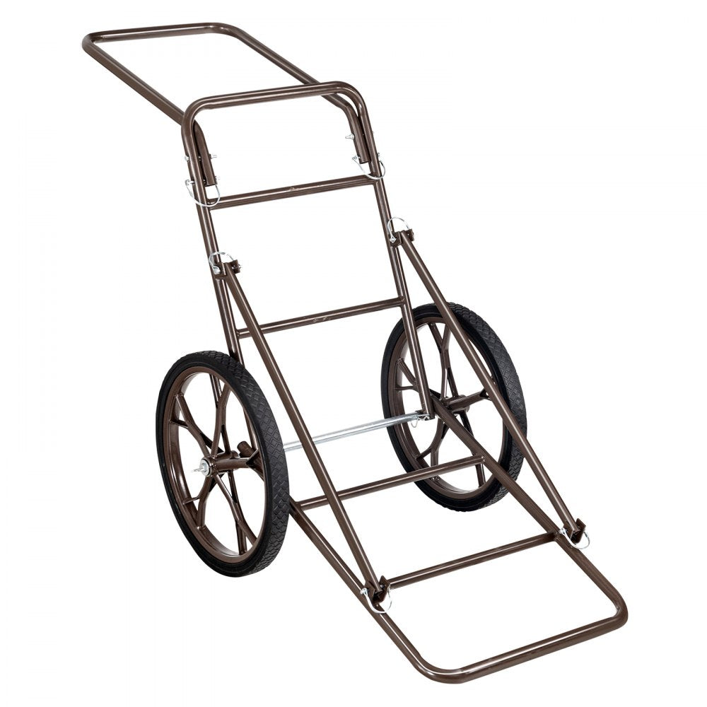YL1701 - Heavy-Duty 500LB Folding Deer Cart with 17" Rubber Tires