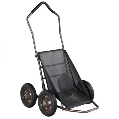 YL1401 - 500 LB Alloy Steel Folding Deer Cart with Pneumatic Tires