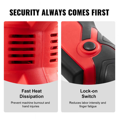 ZPN35 - 800W Handheld Concrete Vibrator with 6.6ft Shaft for Smooth Mixing