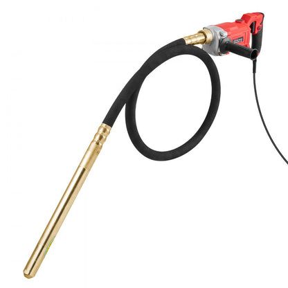 ZPN35 - 800W Handheld Concrete Vibrator with 6.6ft Shaft for Smooth Mixing