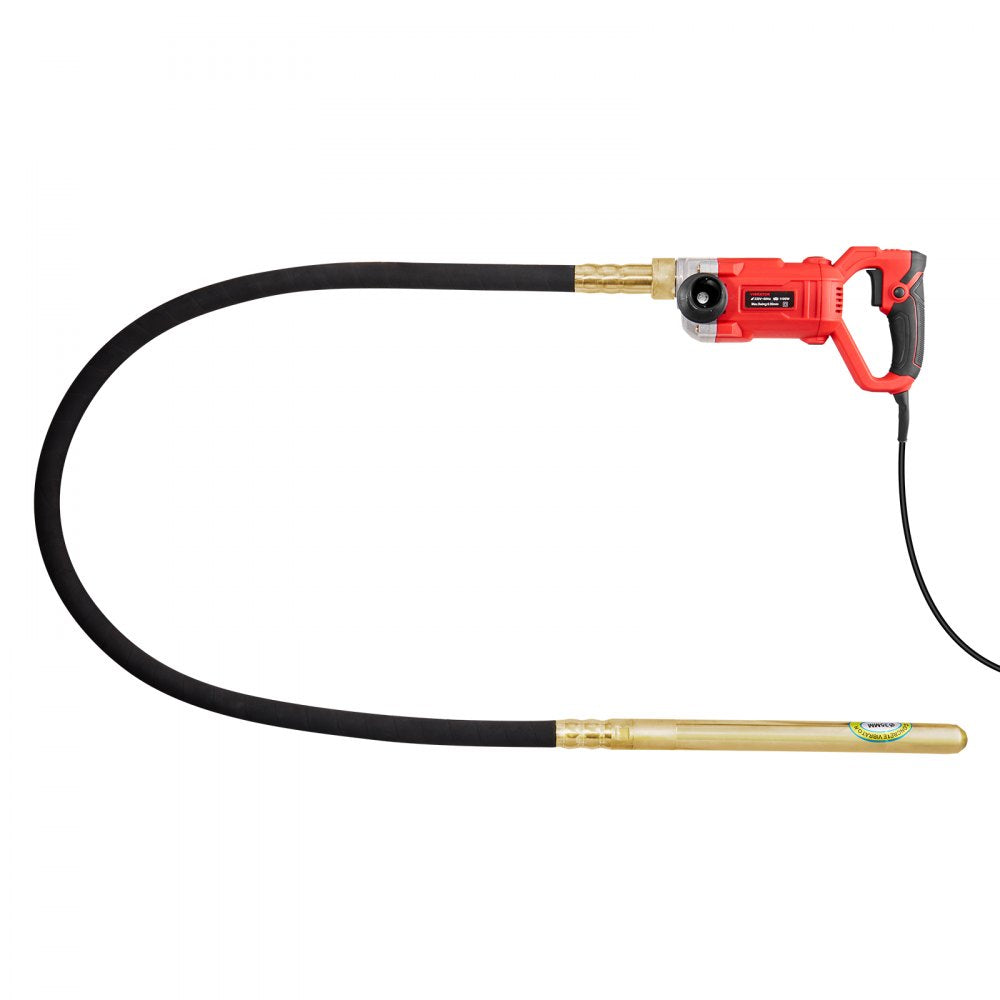 ZPN35 - 800W Handheld Concrete Vibrator with 6.6ft Shaft for Smooth Mixing