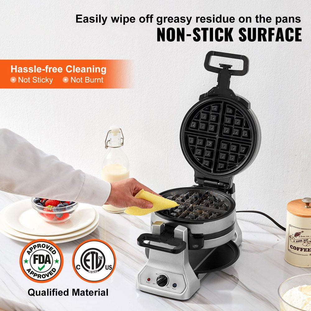 SW-2089S - 2-Layer Non-Stick Waffle Maker with 1400W Power