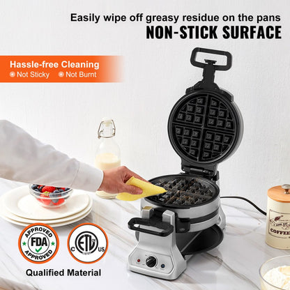 SW-2089S - 2-Layer Non-Stick Waffle Maker with 1400W Power