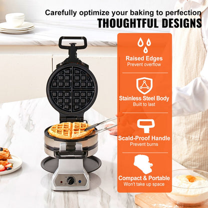 SW-2089S - 2-Layer Non-Stick Waffle Maker with 1400W Power