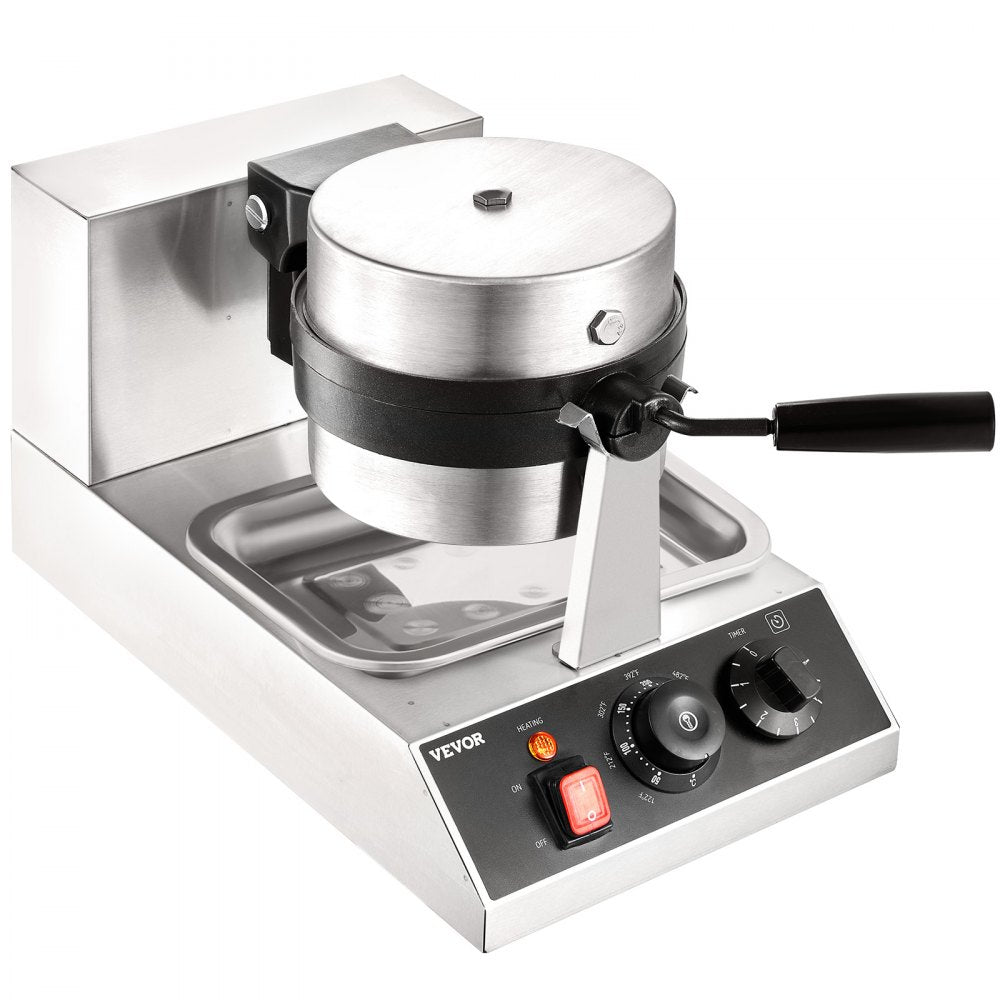 UWF-2205 - 1300W Non-Stick Round Waffle Maker for Perfectly Fluffy Waffles