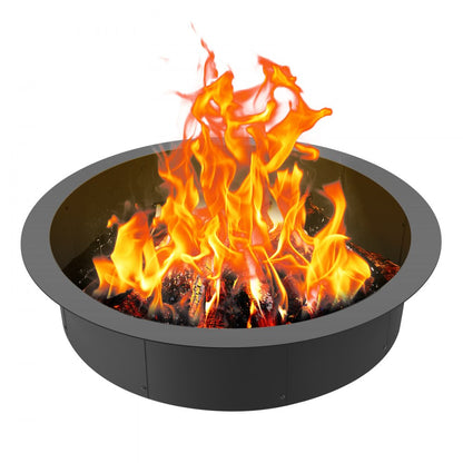VOLD-39-10-2.5 - 44" High-Temperature Steel Fire Pit Ring for Outdoor Use