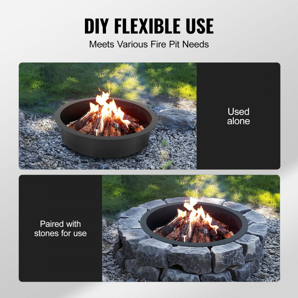 VOLD-31-8.5 - 35" Durable Round Fire Pit Ring for Outdoor Gatherings
