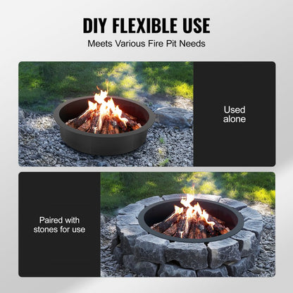 VOLD-31-8.5 - 35" Durable Round Fire Pit Ring for Outdoor Gatherings