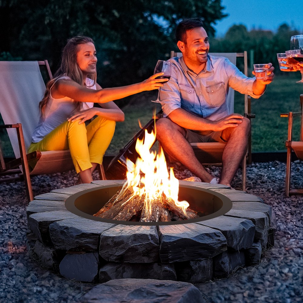 VOLD-31-8.5 - 35" Durable Round Fire Pit Ring for Outdoor Gatherings