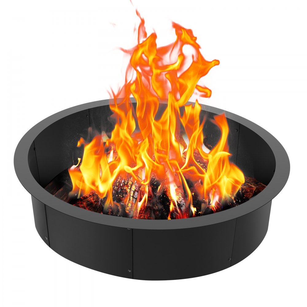VOLD-39-10-1.5 - 45 Inch Durable Carbon Steel Fire Pit Ring