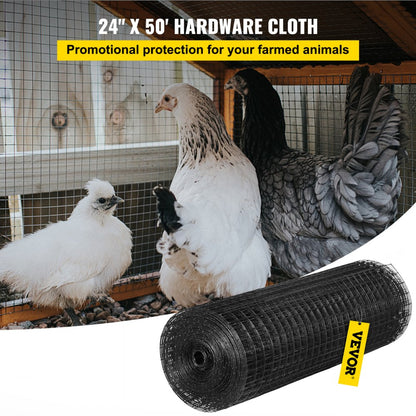 VV-HC-2450 - 24"x50' Vinyl Coated 1" Mesh Poultry & Rabbit Fence
