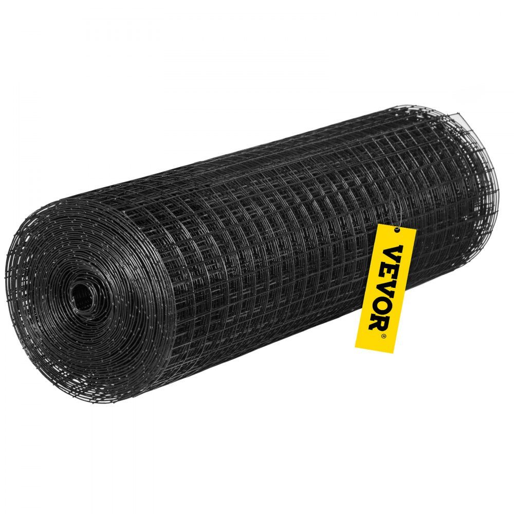 VV-HC-2450 - 24x50' Black Vinyl Coated Welded Wire Mesh for Gardens and Poultry