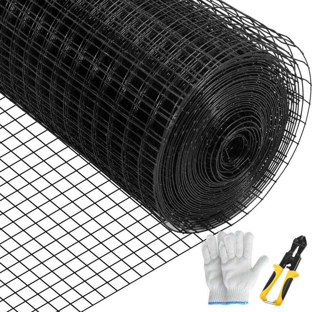VV-HC-3650 - 36" x 50' Galvanized Steel Chicken Wire Fencing with Gloves & Plier