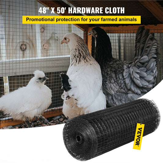 VV-HC-4850 - 48" Galvanized Steel Hardware Cloth with 1" Mesh