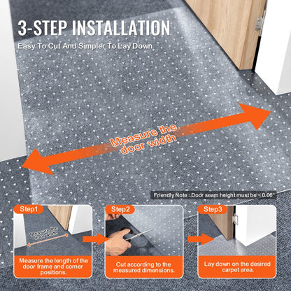 DD-02 - 24" x 25' Durable Carpet Protector for Pets