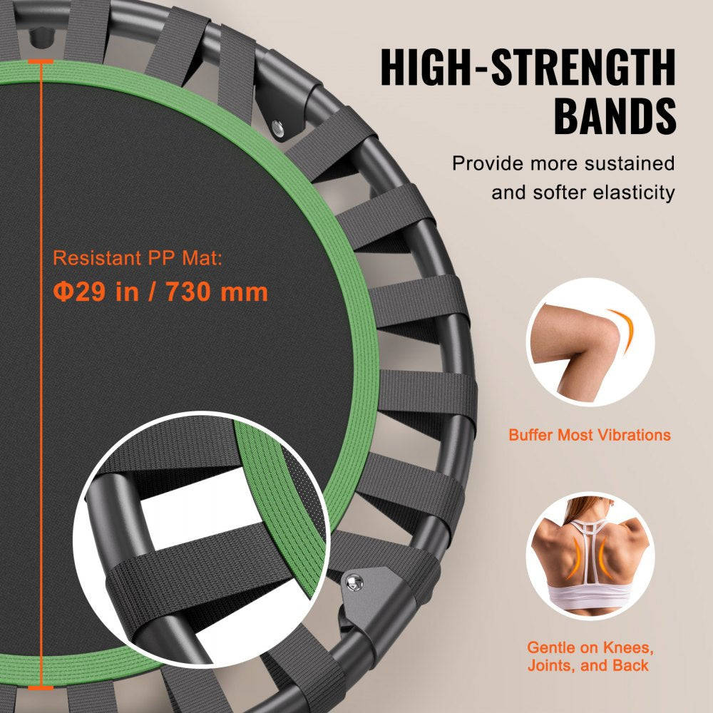 TX-B6232B-36in - 36" Compact Fitness Trampoline with 24 Tension Bands