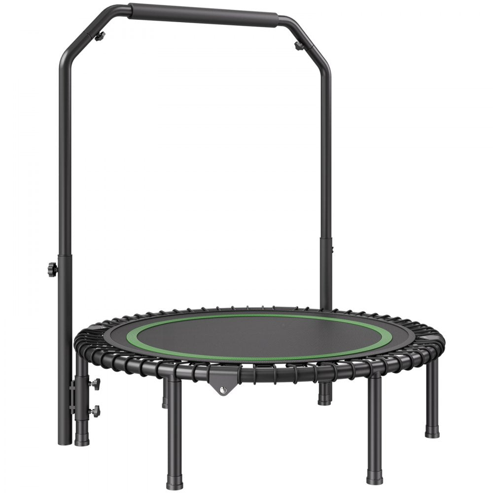 TX-B6232C-40in+C - 40" Foldable Mini Trampoline with Adjustable Handle for Adults