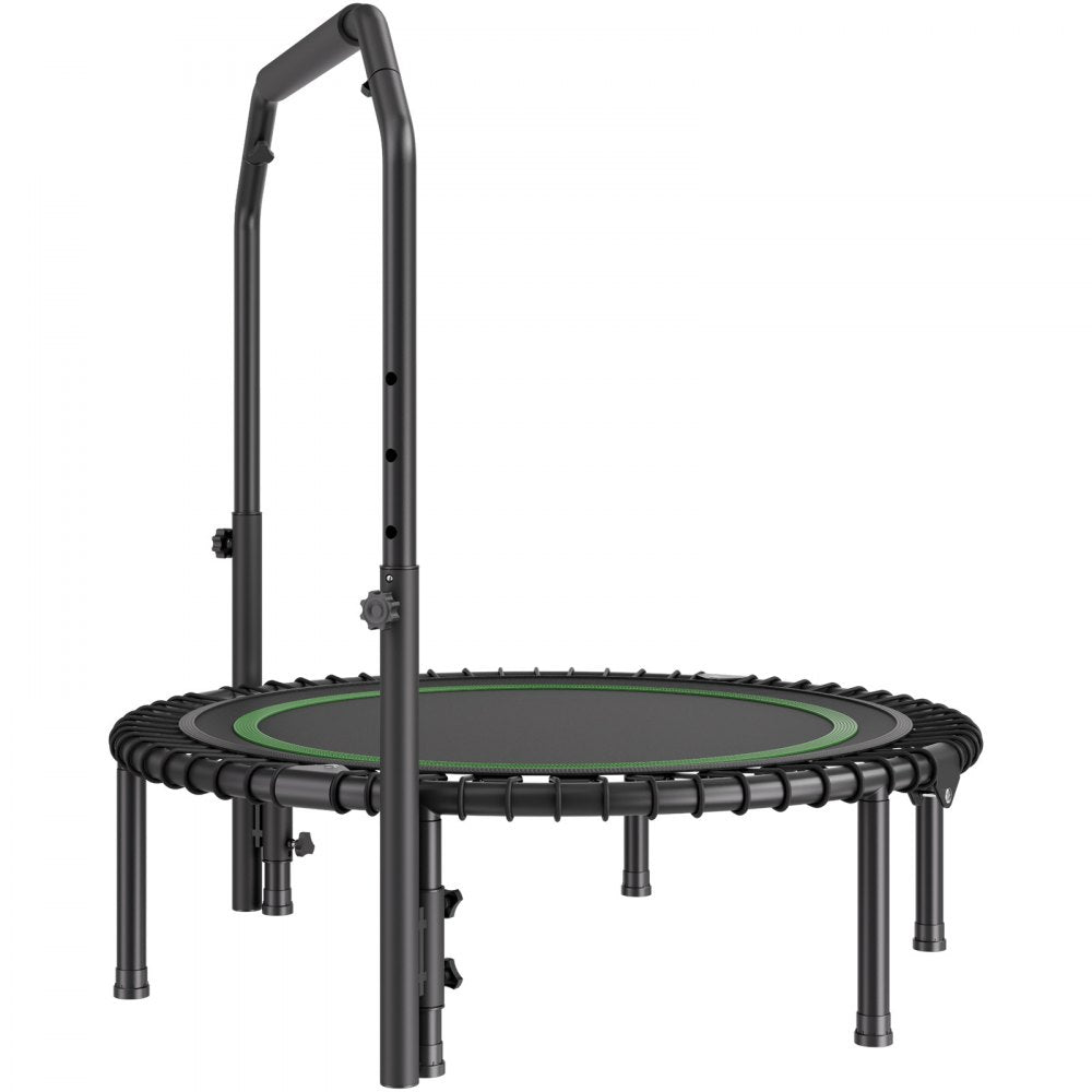 TX-B6232C-40in+C - 40" Foldable Mini Trampoline with Adjustable Handle for Adults
