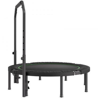 TX-B6389C-48in+C - 48" Foldable Trampoline with Adjustable Handlebar and Steel Frame