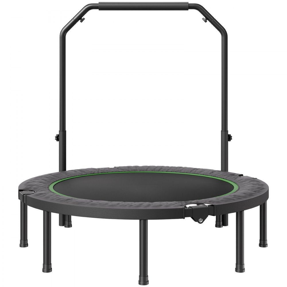 TX-B6389C-48in+C - 48" Foldable Trampoline with Adjustable Handlebar and Steel Frame