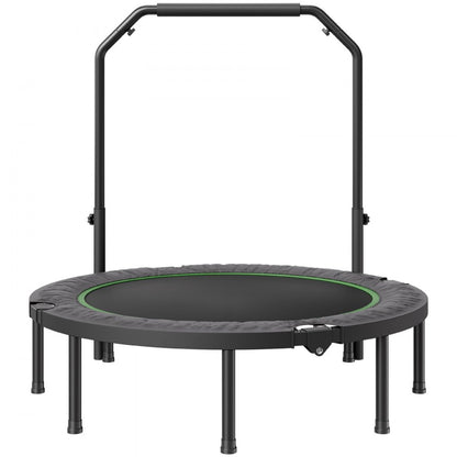 TX-B6389C-48in+C - 48" Foldable Trampoline with Adjustable Handlebar and Steel Frame