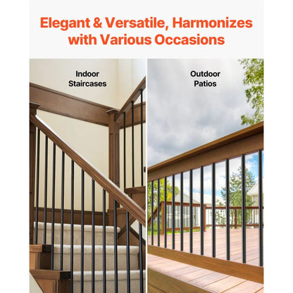 YG19-660B-101 - 26" Durable Aluminum Stair Balusters for Easy Installation