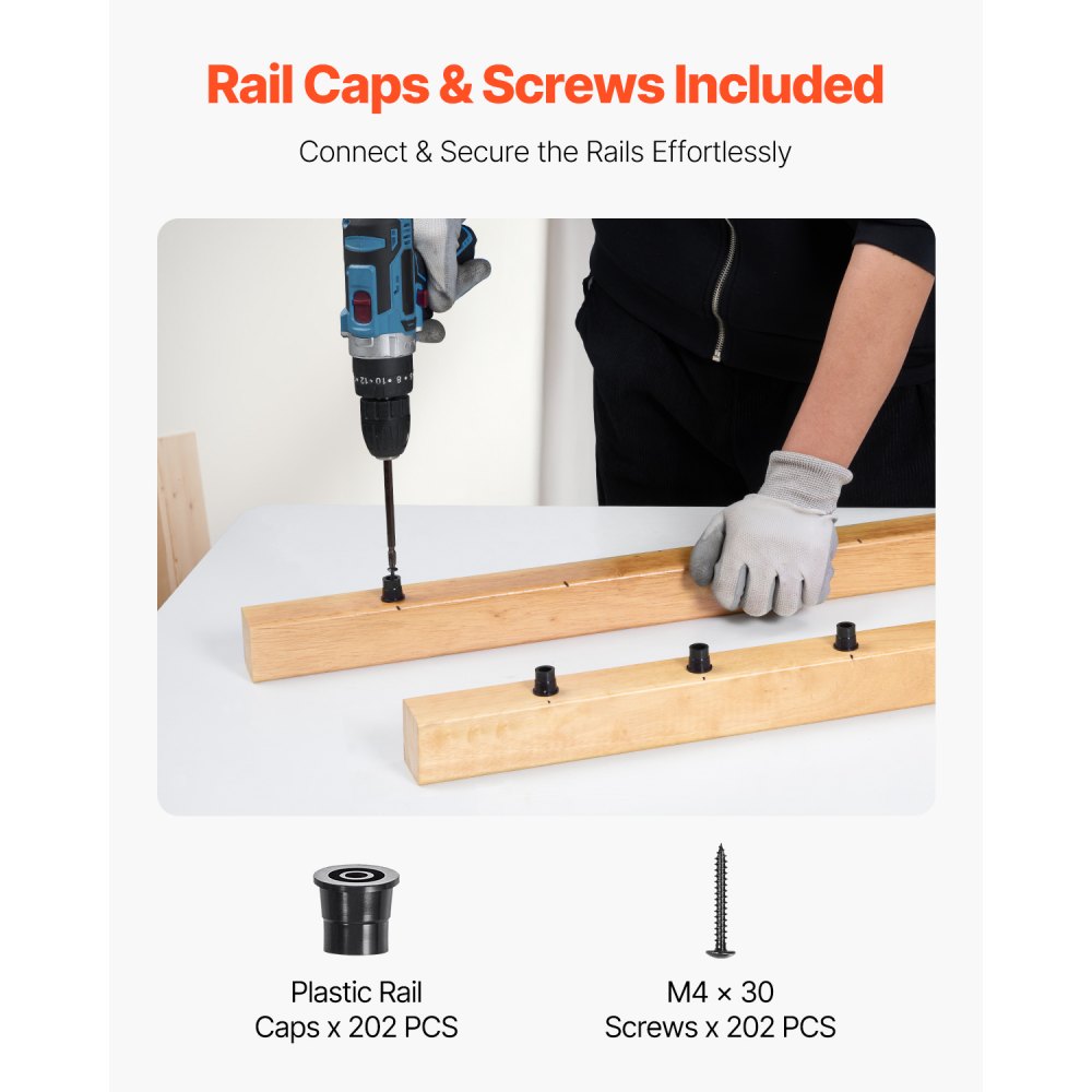 YG19-813B-101 - 32" Durable Aluminum Balusters with Screws for Easy Installation