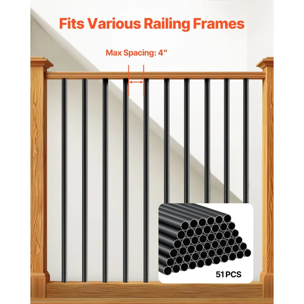 YG19-813B-51 - 32" Aluminum Stair Balusters, Rustproof & Durable Spindles