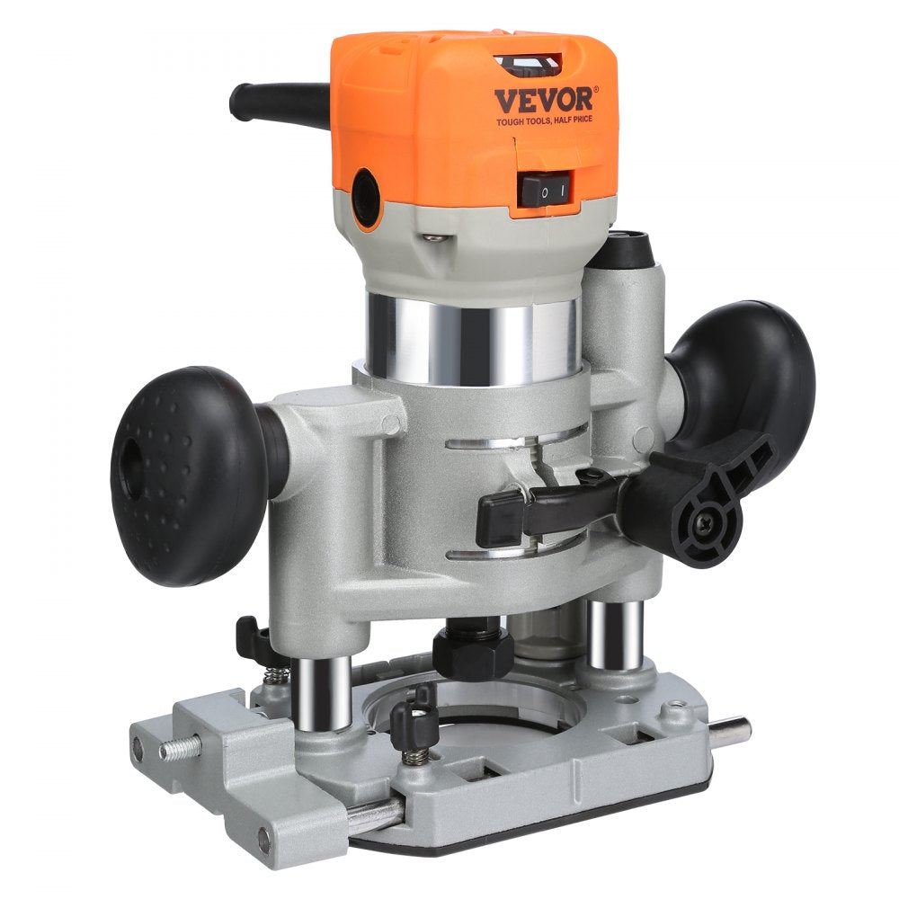 0700C - VEVOR 1.25HP Compact Wood Router with LED & Variable Speeds