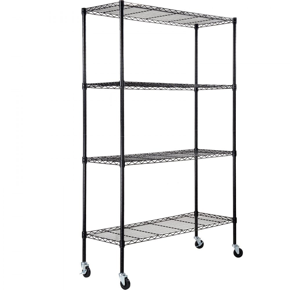 I6V0 - Heavy-Duty Storage Shelving Unit on Wheels, 700 lbs Capacity