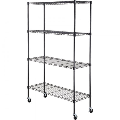 I6V0 - Heavy-Duty Storage Shelving Unit on Wheels, 700 lbs Capacity