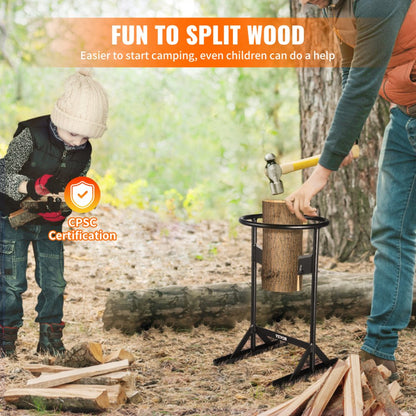 VV-SDPCQ-179IN - Durable V-Shaped Firewood Kindling Splitter, Easy to Use