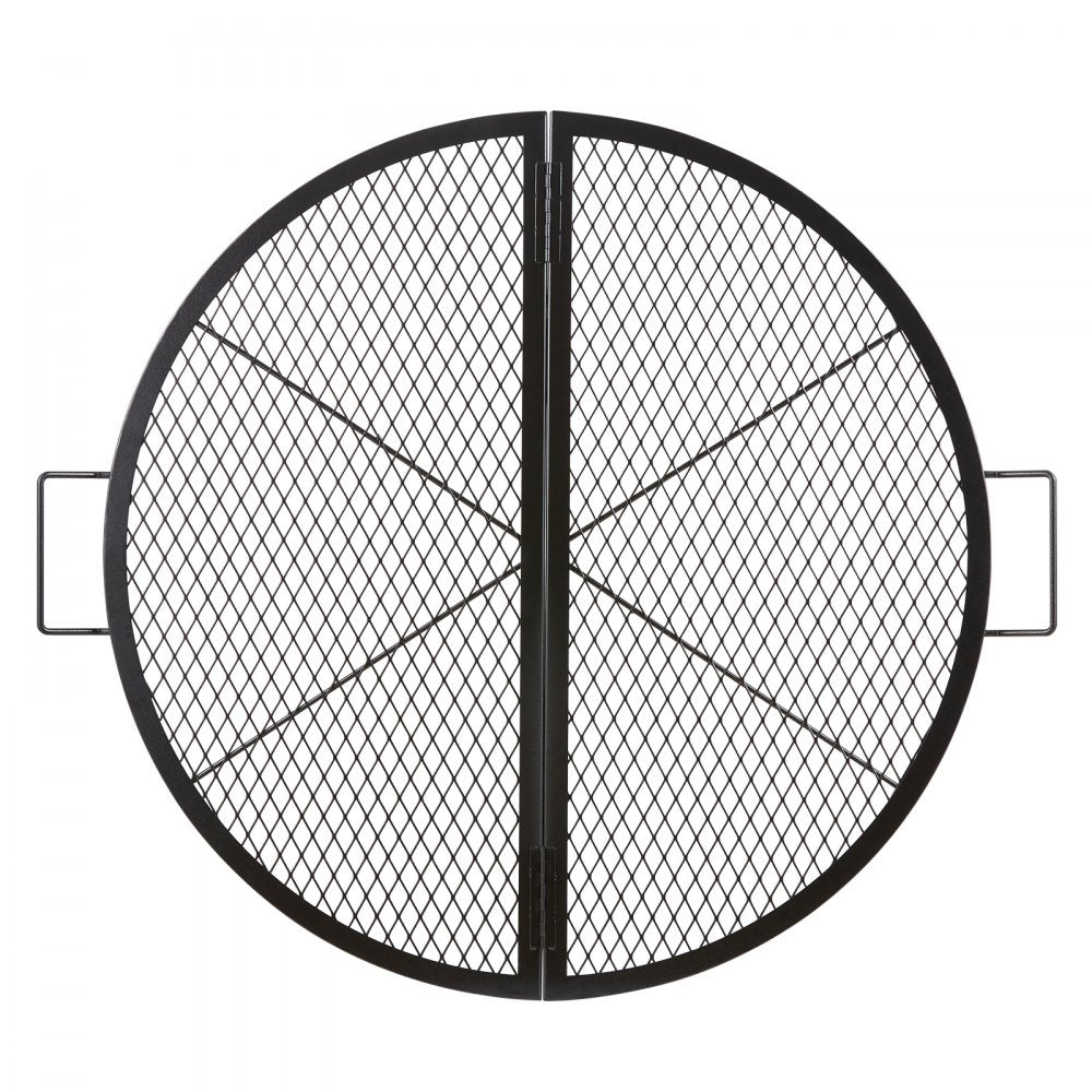 JY-MY-YKW36-ZD - 36" Heavy-Duty Foldable Fire Pit Grill Grate