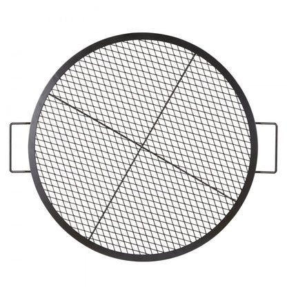 JY-MY-YKW30 - 30" Round Heavy Duty Steel Fire Pit Grill Grate with Handles