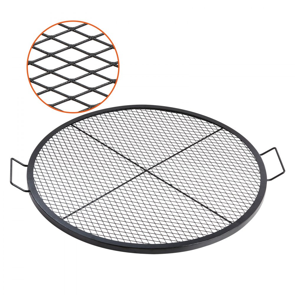 JY-MY-YKW36 - 36" VEVOR Fire Pit Grill Grate, Durable Q235 Steel, Foldable