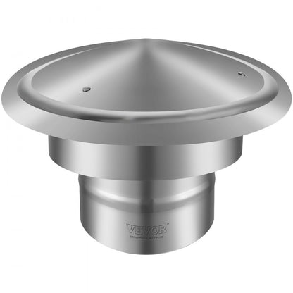 SRC-6-C - 6-Inch 304 Stainless Steel Chimney Cap for All Weather Protection