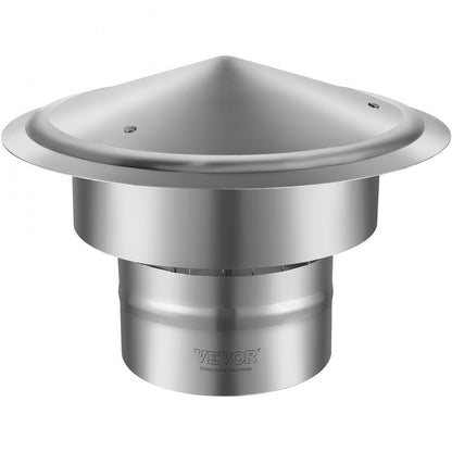 SRC-6-C - 6-Inch 304 Stainless Steel Chimney Cap for All Weather Protection