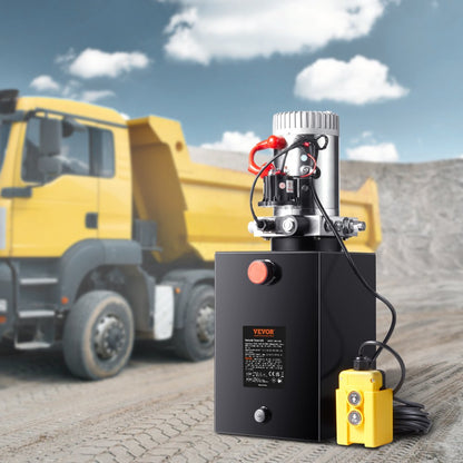 ZXDC12V-1.6KW-D-20L - 12V Hydraulic Pump for Heavy Machinery Lifting