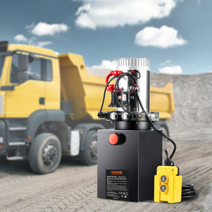 ZXDC12V-1.6KW-S-6L - 12V Hydraulic Pump for Heavy Machinery & Construction Tasks
