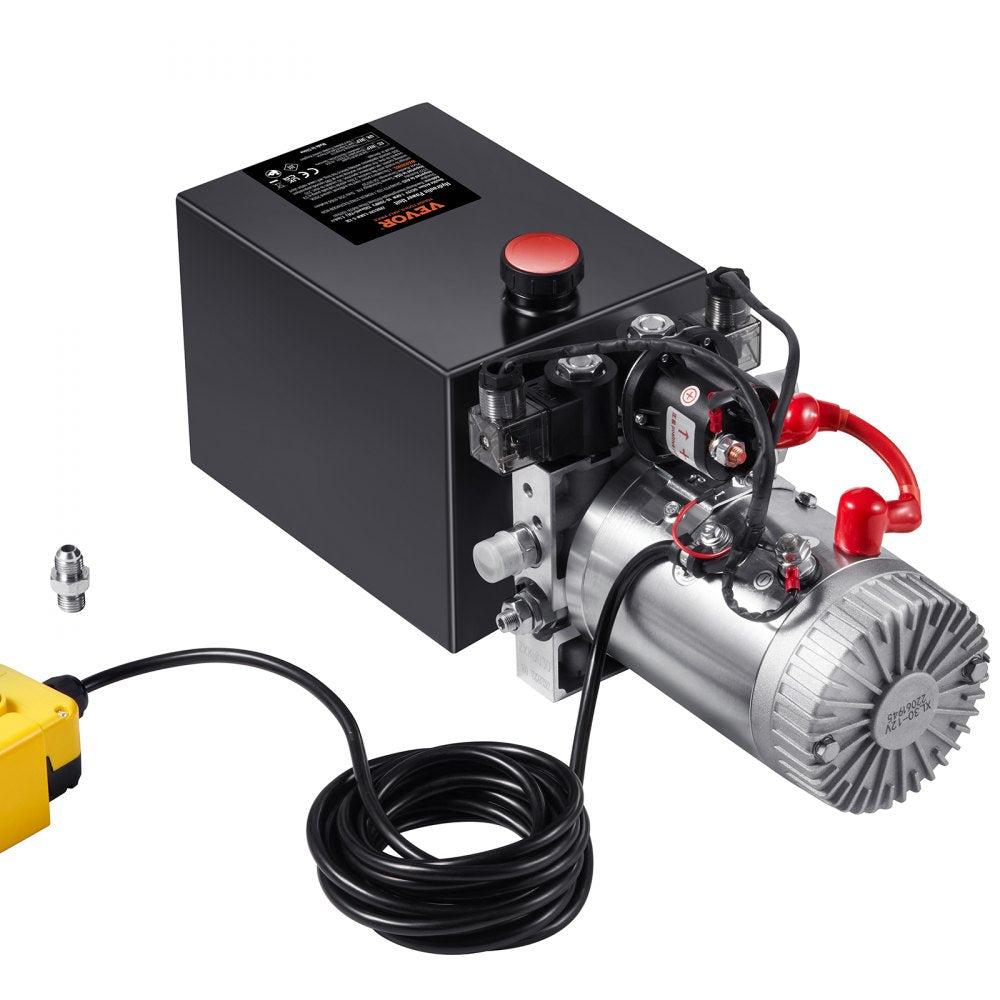 ZXDC12V-1.6KW-S-6L - 12V Hydraulic Pump for Heavy Machinery & Construction Tasks