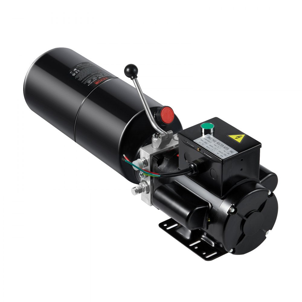 ZXAC220V-2.2KW-D-10L - VEVOR 10L Hydraulic Pump with 2.2kW Motor for Heavy Lifting