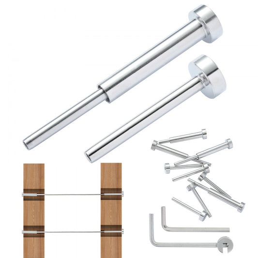 YXHF-2014+2018-1/8"-20 - 1/8" VEVOR Cable Railing Kit for 2x2-inch Posts