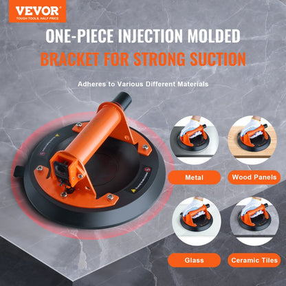 GPS-1 - Durable 8" Suction Cup Lifter for Up to 615 lbs