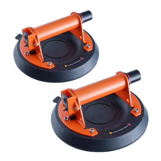 GPS-1 - Heavy-Duty 8" Glass Suction Cup, 615 lbs Load Capacity (2 Pack)