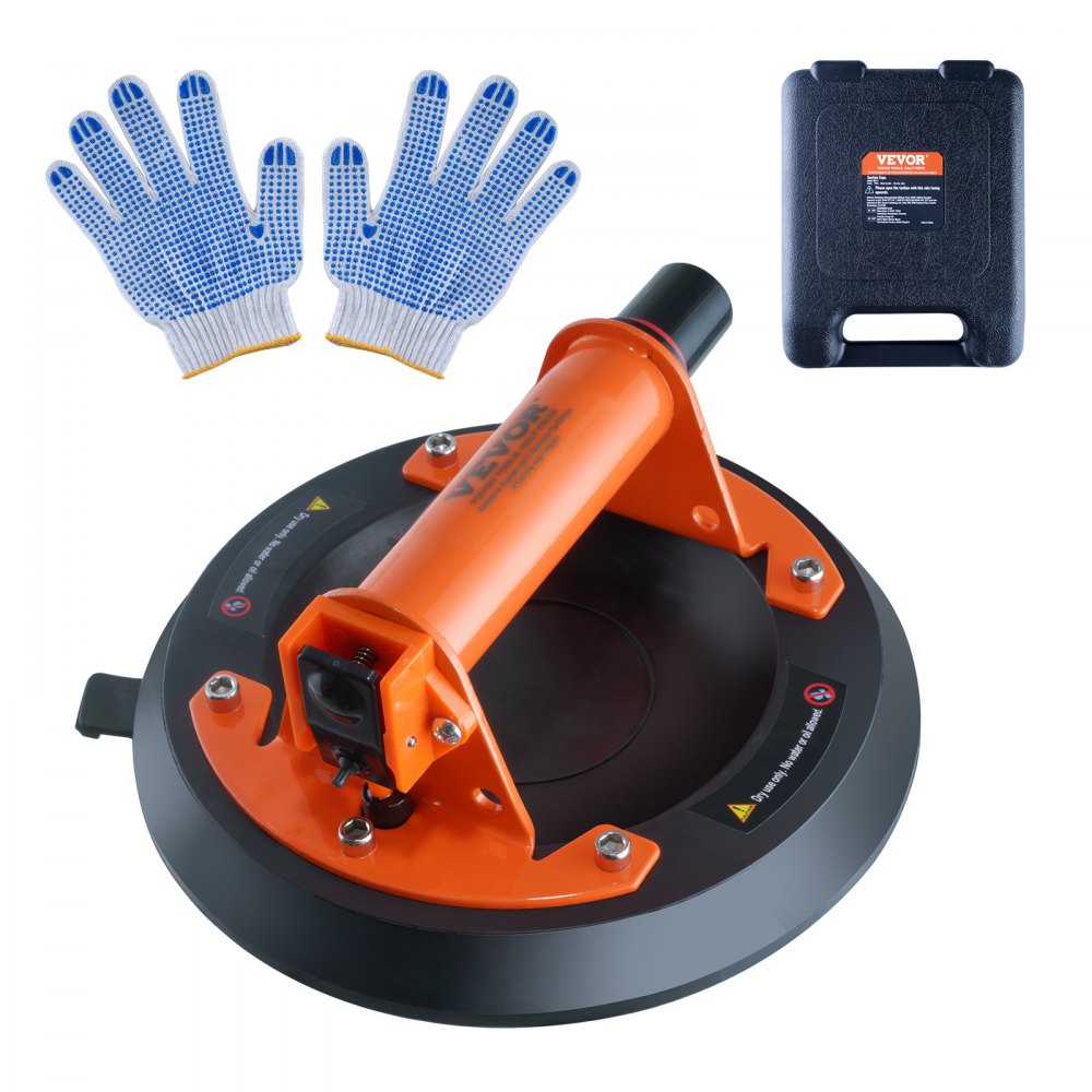 GPS-2 - Heavy-Duty Glass Suction Cup with Ergonomic Handle, 615 lbs Capacity