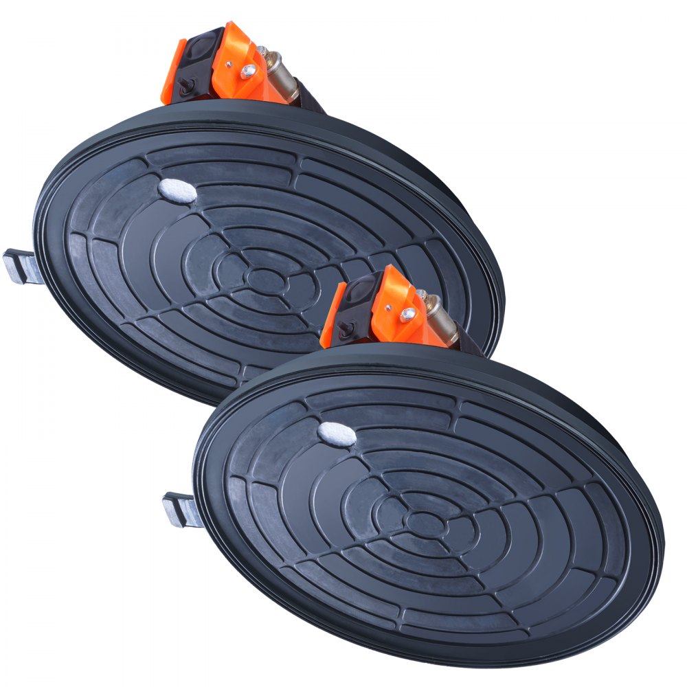 GPS-2 - Heavy-Duty 8" Glass Suction Cup Tool Set for Smooth Surfaces