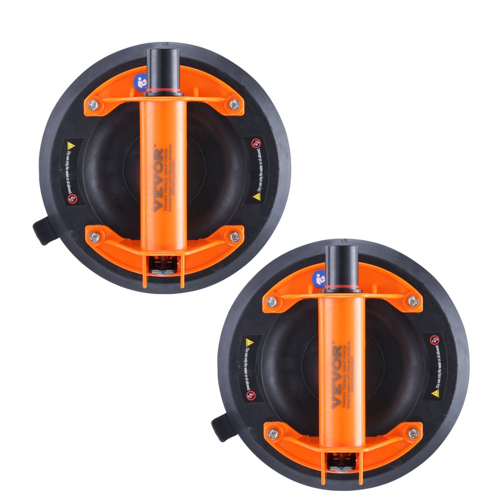 GPS-2 - Heavy-Duty 8" Glass Suction Cup Tool Set for Smooth Surfaces