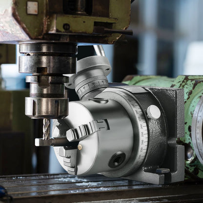 HV-4-KP - Durable 100 mm Rotary Table for Precision Milling Machines