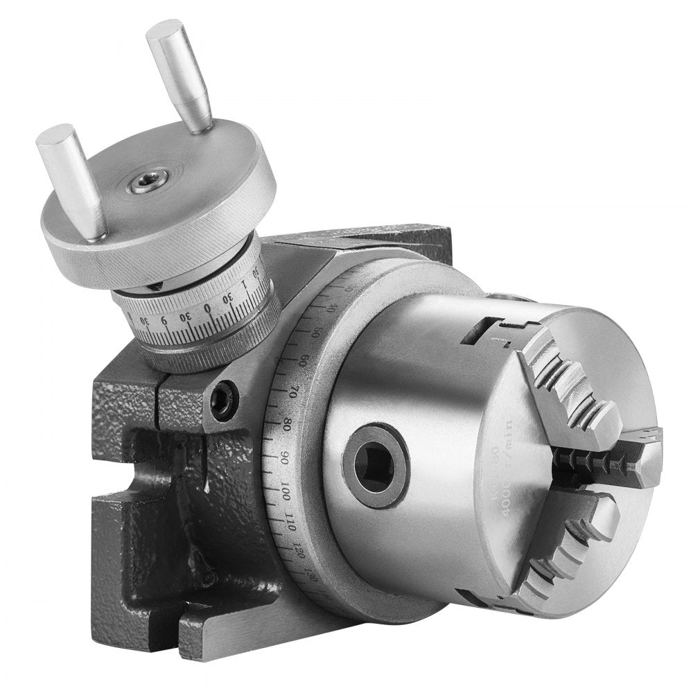 HV-4-KP - Durable 100 mm Rotary Table for Precision Milling Machines
